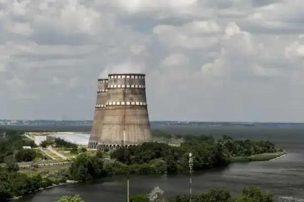Report impact of drone on Zaporiyia nuclear power plant under Russian control