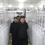 Kim Jong-un reveals nuclear fuel plant and warns he will strengthen his deterrence arsenal