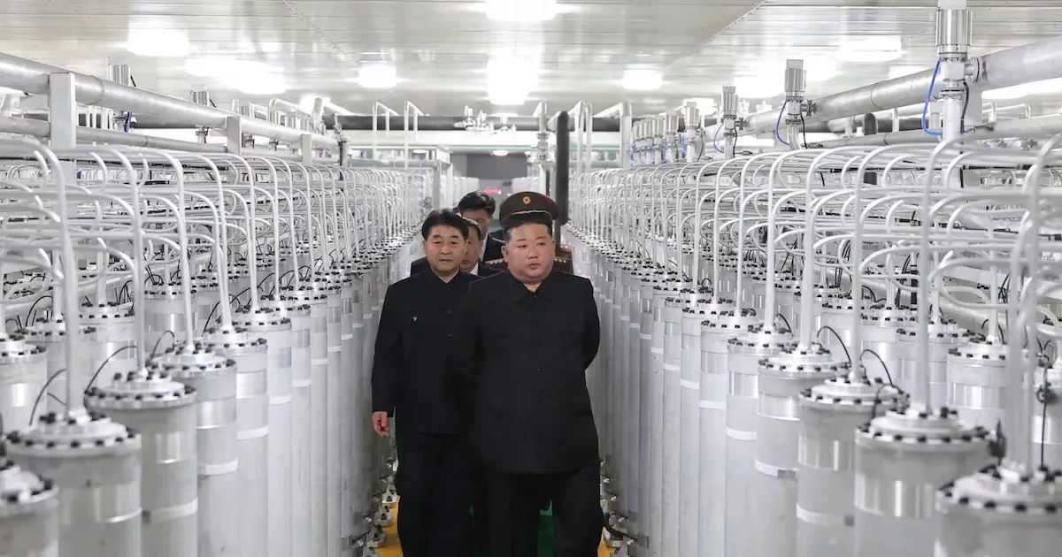 Kim Jong-un reveals nuclear fuel plant and warns he will strengthen his deterrence arsenal