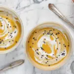 Broccoli and coconut milk soup