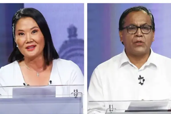 Keiko Fujimori and Roberto Sánchez star in the last presidential debate before the Peruvian runoff