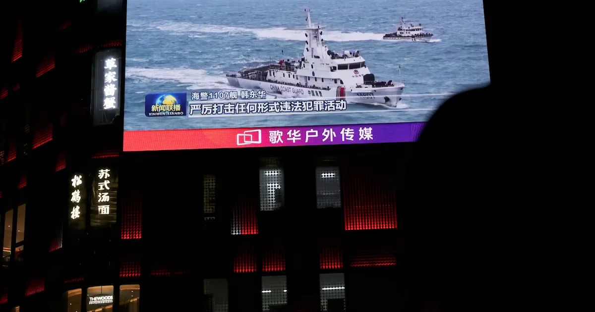 China conducts a series of live-fire military drills off Taiwan