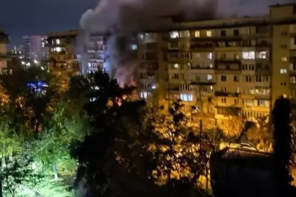 Russia launches ballistic missile attack on Kyiv amid warnings of a massive bombing