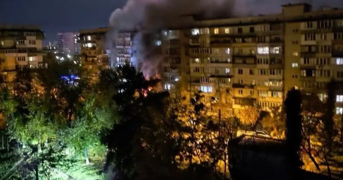 Russia launches ballistic missile attack on Kyiv amid warnings of a massive bombing