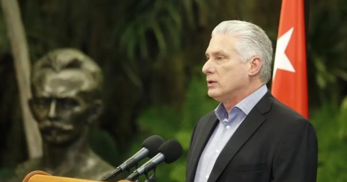 Díaz-Canel accuses the United States of wanting to “appropriate” Cuba and compares its policy to Nazism