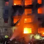 Russian missile attack leaves one dead and five injured in Kyiv