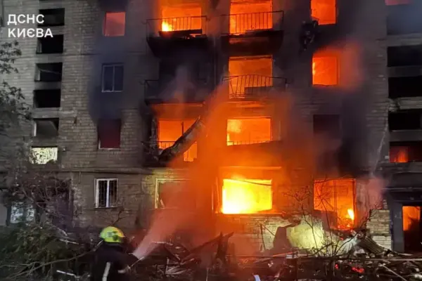 Russian missile attack leaves one dead and five injured in Kyiv