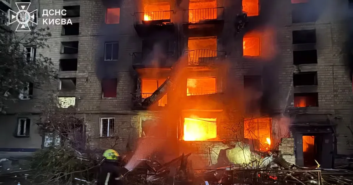 Russian missile attack leaves one dead and five injured in Kyiv