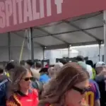 Miles-long queues, altercations and a long wait: the chaos to enter the World Cup final between Spain and Argentina