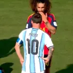 Was it a red card? Lionel Messi's request after Cucurella covered his mouth following Enzo Fernández's sending off