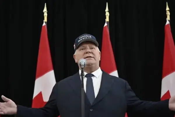 Doug Ford, the Premier of Ontario who trades insults with Trump over tariffs on Canada