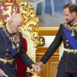 The complex scenario in which Haakon VIII, the new king of Norway, assumes the throne