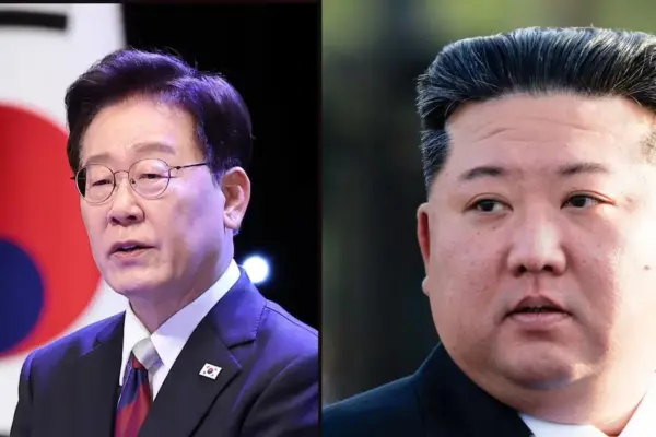 South Korean President calls on the North to negotiate a formal end to the Korean War