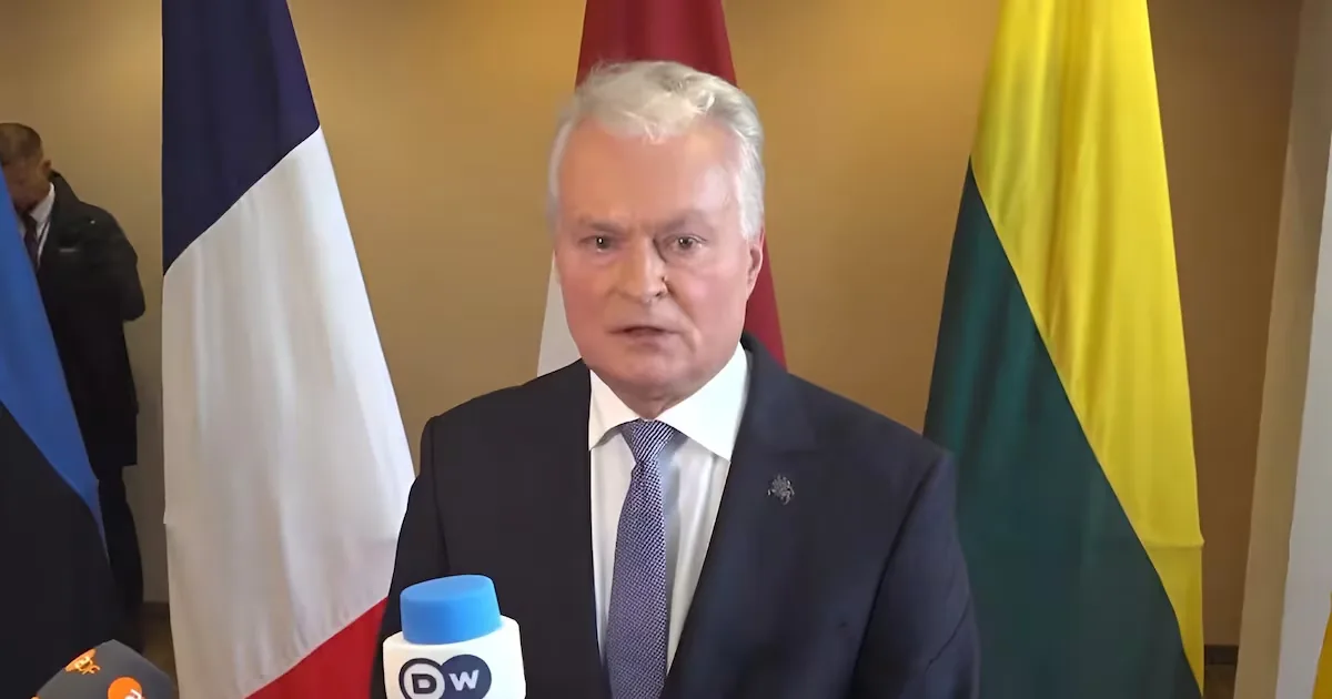 President of Lithuania confirms drone shot down in its airspace by NATO fighters and points to possible Russian origin