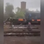 Russian drone hits Ukrainian train: attack occurred after high-ranking European officials passed through the area